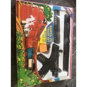 Mini Santa Fe Train Set Zug Set - Open Box all Pieces Accounted For‎
